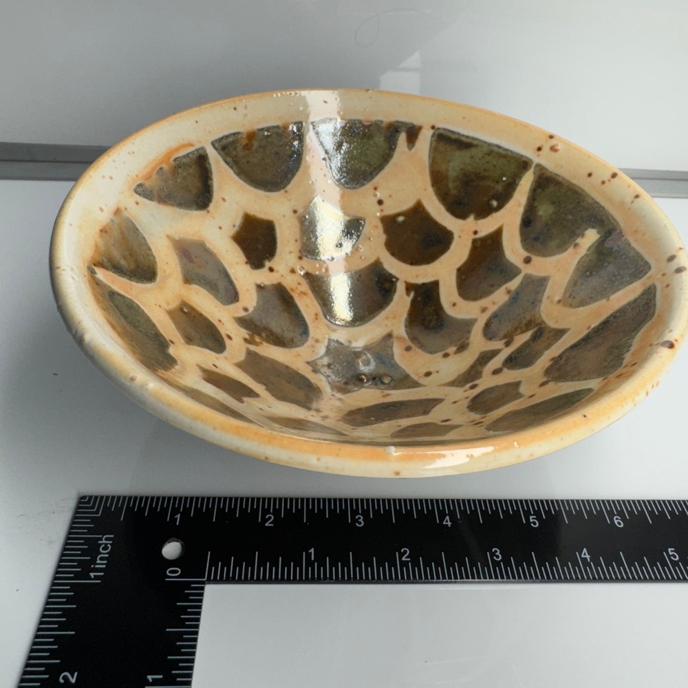 Unique‎ Handmade Ceramic Bowl Decorative Serving Dish Earth Tones